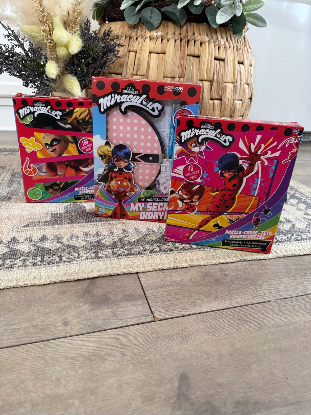 New Miraculous Tales of Ladybug & Cat Noir Puzzles & Secret Diary Lot of 3 Kids - Picture 14 of 16